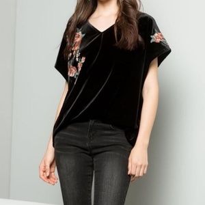 THML new with tags Velvet top